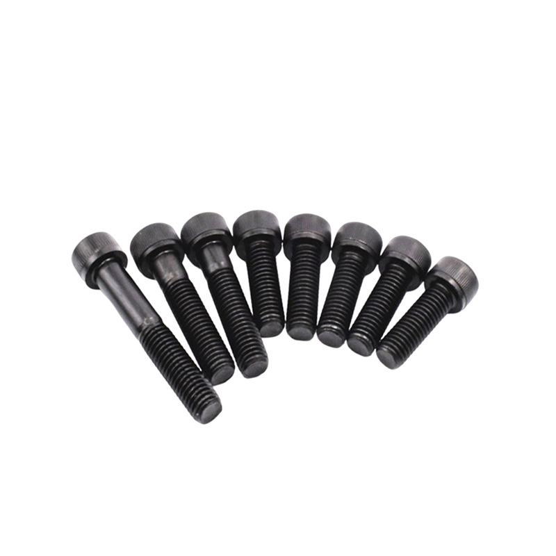 A2 70 Czarna śruba sześciokątna ze stali nierdzewnej