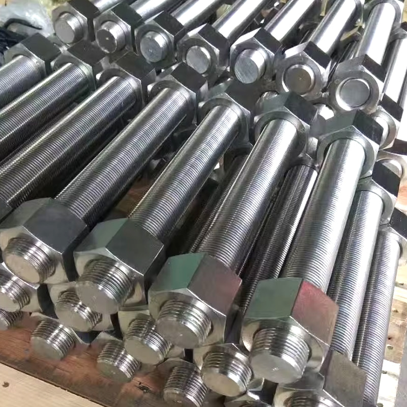Pręty gwintowane M27*300 Niebieski PTFE / Dacromet ASTM A320 L7